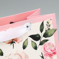 Пакет подарочный ламинированный вертикальный, упаковка, &laquo;Счастья&raquo;, MS 18 х 23 х 8 см