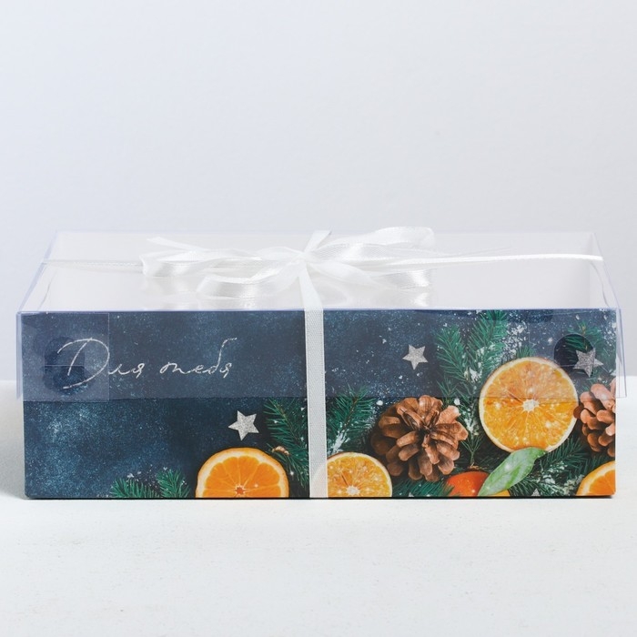 Коробка для капкейка &laquo;Время волшебства&raquo;, 23 х 16 х 7.5 см, Новый год