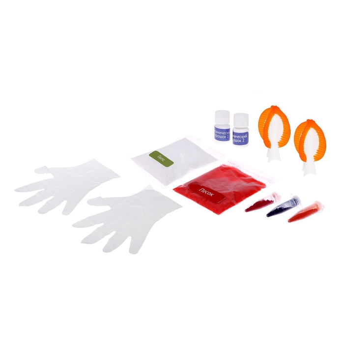 Набор для опытов &laquo;Извержение вулкана&raquo;, пустыня, в пакете