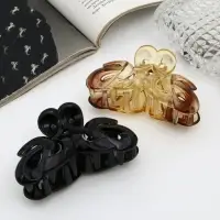 Крабик для волос &laquo;Глянец&raquo;, изгибы люкс, 8 см, МИКС