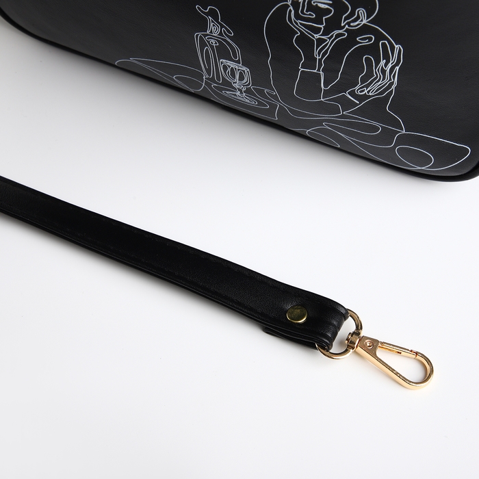 Сумка женская через плечо TEXTURA, маленького размера, цвет чёрный