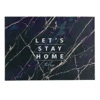 Салфетка на стол "Stay home", ПВХ, 40х29 см