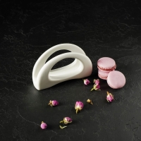 Салфетница фарфоровая Magistro &laquo;Бланш&raquo;, 13&times;3,5&times;8 см, цвет белый