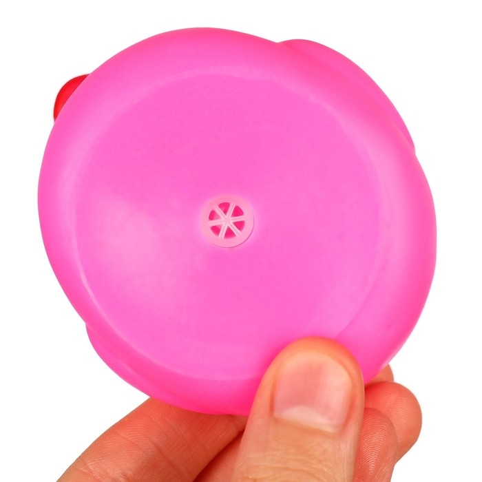 Игрушки для собак. Резиновая фигурка с пищалкой &laquo;Уточка&raquo;, 7 см, МИКС