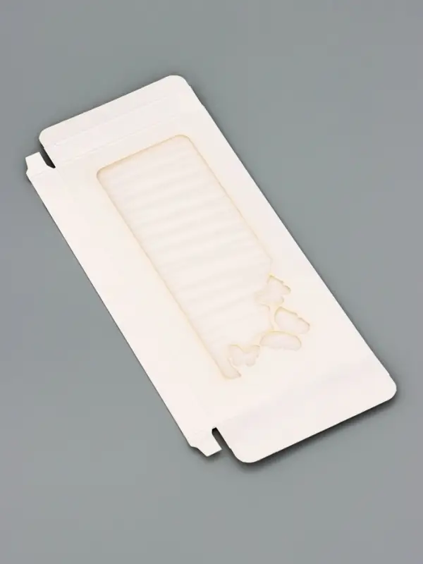 Подарочная коробка под плитку шоколада, с вырубным окном, &laquo;Бабочки&raquo;, 17.1&times;8&times;1.4 см