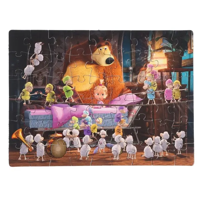 Пазлы &laquo;Маша и Медведь&raquo;, 54 элемента, МИКС