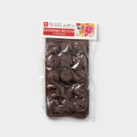 Форма для конфет и шоколада Доляна &laquo;Клумба цветов&raquo;, силикон, 20,5&times;10,5&times;1,5 см, 15 ячеек, цвет коричневый