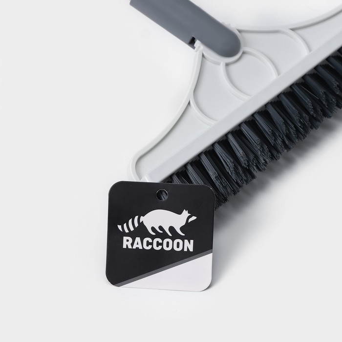 Щётка для пола и мытья труднодоступных мест, стыков, с водосгоном Raccoon, ворс углом, 3 см, 107&times;22&times;4,5 см