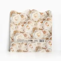 Конверт для денег фигурный &laquo;Белые розы&raquo;, 17.5 х 8 см