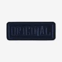 Термоаппликация Original, 7&times;2.5 см, фасовка 5 шт., тёмно-синяя