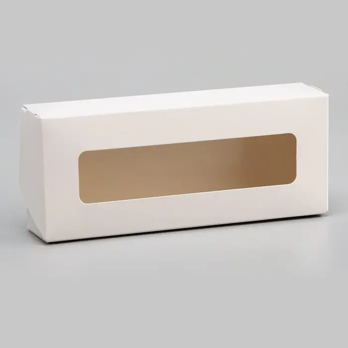 Коробка складная, белый, 17 х 7 х 4 см, 0,5 л