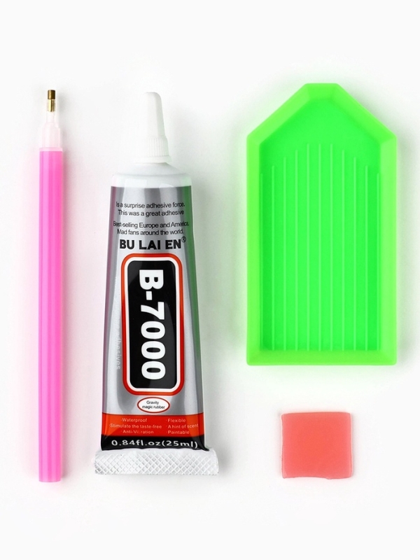 Алмазная мозаика на фигурке с полным заполнением &laquo;Медведь&raquo;, пироженка