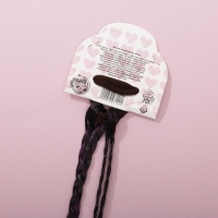 Резинки для волос , детские , цветные косички &laquo;Ошеламляй&raquo;, d=4 см.