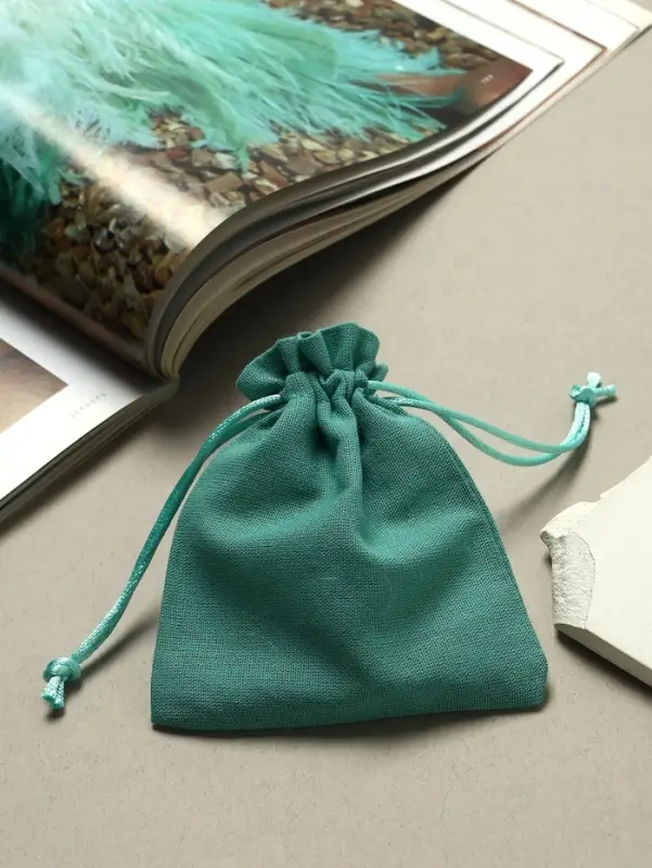 Мешочек подарочный &laquo;Хлопок&raquo;, 10&times;12 см, тиффани