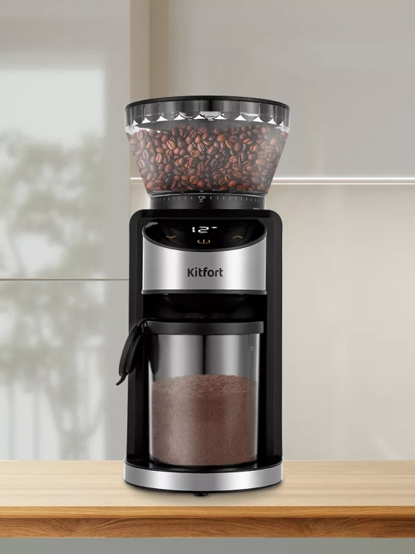 Кофемолка электрическая жерновая КТ-7168 - 200 Вт