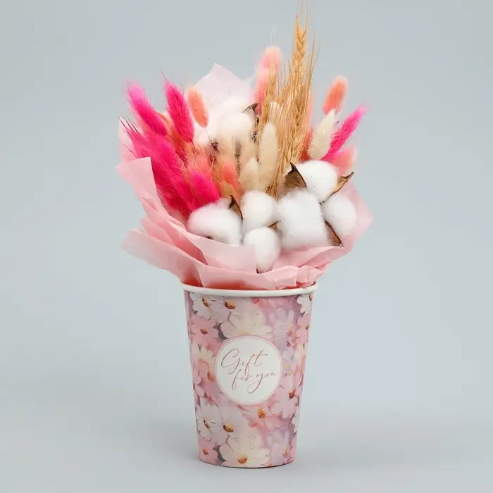 Стакан для цветов &laquo;Цветы&raquo;, 350 мл