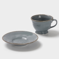 Чайная пара Magistro "Alpine Frost" 245 мл 15,5х10,5х9 (блюдце, чашка) цвет синий