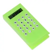 Калькулятор-зажим 8-разрядный корпус зеленый