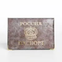 Обложка для паспорта, цвет МИКС