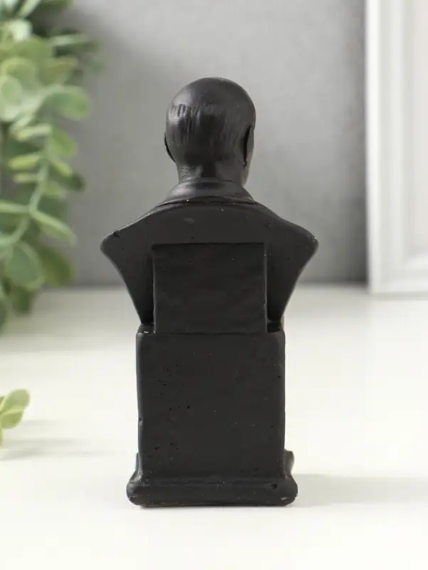 Бюст Ленина, 12х6х4.5см, графит