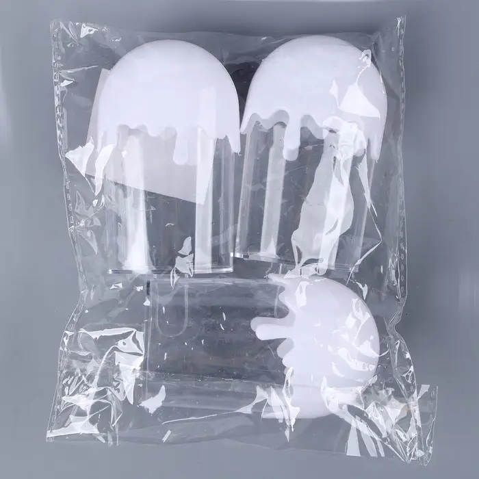 Основа для творчества и декорирования &laquo;Мороженое&raquo;, набор 3 шт., размер 1 шт. &mdash; 5,5 &times; 11 &times; 3 см, объём &mdash; 50 мл