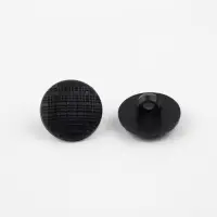 Пуговица на ножке, d = 15 мм, цвет чёрный, цена за 1 штуку