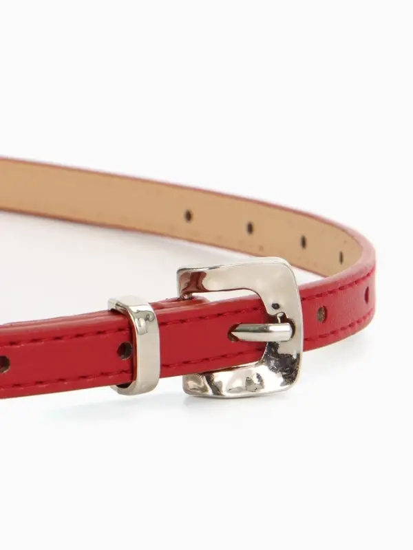 Ремень жен 05-02-02-01, Март2513, 1,3*0,3*110 см, без винта, пряж металл, 1 прокол,