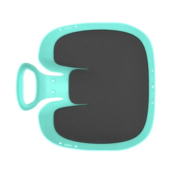 Санки-ледянки с мягкой сидушкой &laquo;Вираж&raquo;, бирюзовые, 39&times;37см