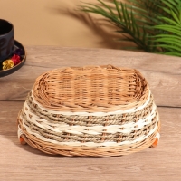 Корзина плетеная 27x19x10 см, ротанг