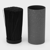 Подставка для ножей с наполнителем Доляна &laquo;Серый гранит&raquo;, 11&times;11&times;22 см, цвет серый