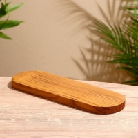 Блюдо 27х11х2 см, тиковое дерево