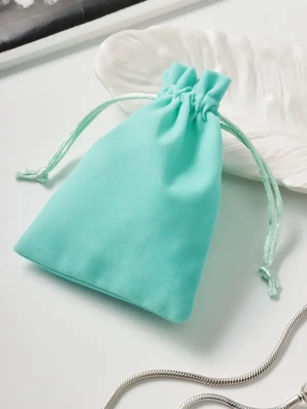 Мешочек бархатный &laquo;Классика&raquo;, 9&times;12, бирюзовый