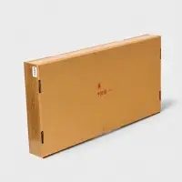 Плетёная корзина для белья с крышкой "Лён" 100л 43&times;32&times;80см, цвет графит