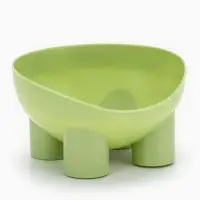 Миска высокая для животных  400 мл, зелёная