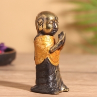 Сувенир бронза "Монах" 4х5х9 см