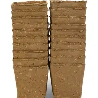 Торфяной горшок 700 мл,  h = 9,5 х 9,5 х 10 см, набор 20 шт