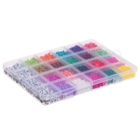 Набор для творчества &laquo;Создай своё украшение&raquo;, бисер, буквы, 24 вида