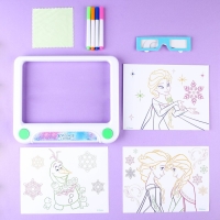 3D-планшет для рисования &laquo;Холодное сердце&raquo;, неоновые маркеры, световые эффекты, с карточками