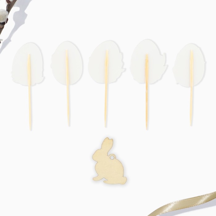 Набор для украшения кулича &laquo;Светлой Пасхи!&raquo; на пасху, 12 х 16 х 1 см.