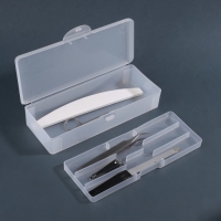 Органайзер для хранения маникюрных/косметических принадлежностей, с вложением, 19 &times; 7,5 см, цвет белый