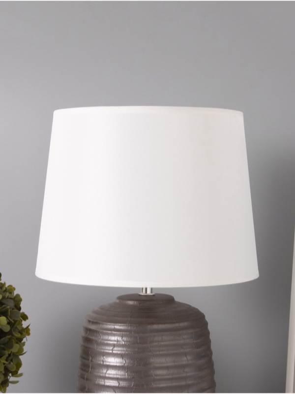 Настольная лампа "Жосефина" 1х15Вт Е14 серебро 25х25х36см