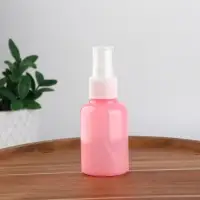 Бутылочка для хранения, с распылителем, 50 мл, розовая