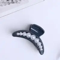 Крабик для волос &laquo;Люкс&raquo;, дуга бусины, 6.5 см, МИКС