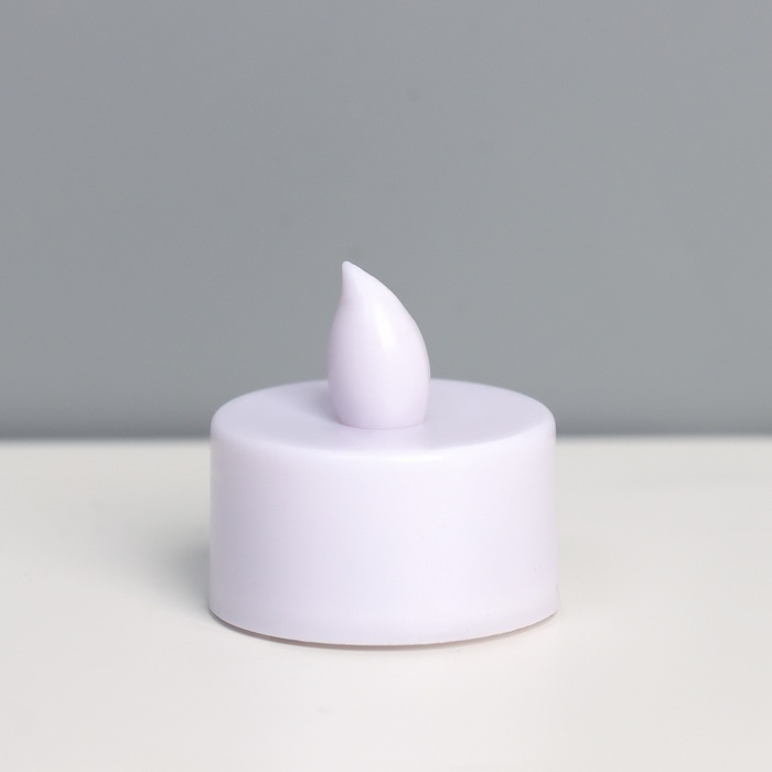 Светодиодные свечи, ночники LED RISALUX &laquo;Помнить&raquo; набор 2 шт., белые, RGB, 3.5&times;3.5&times;4 см