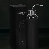 Бутылка для воды Sleeve Ace, черная