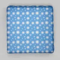 Коробка для печенья, кондитерская новогодняя упаковка, &laquo;Снеговик&raquo;, 21&times;21&times;3 см