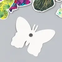 Набор магнитов на холодильник &laquo;Листья&raquo;, 12 шт., картон, h=4-10 см