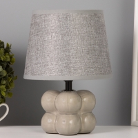 Лампа настольная "Бабл" 40Вт Е14 серый 18х18х26см