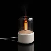 Увлажнитель-ароматизатор с подсветкой mistFlicker, молочно-белый