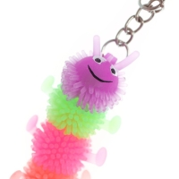 Ёжка &laquo;Сороконожка&raquo;, резиновый, на брелоке, цвета МИКС